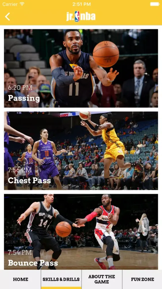 Jr NBA App स्क्रीनशॉट