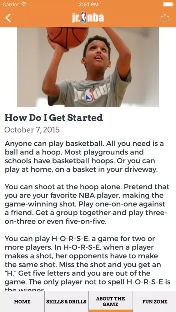 Jr NBA App स्क्रीनशॉट