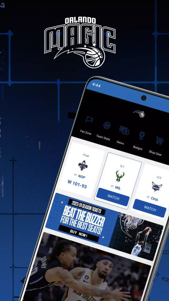 Capturas de tela do Orlando Magic