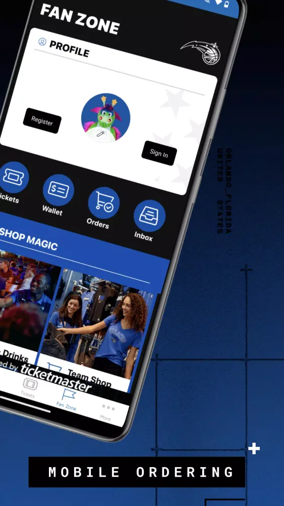 Capturas de tela do Orlando Magic
