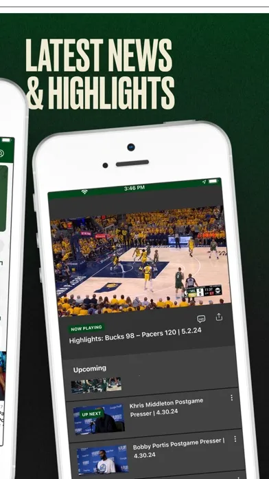 Скриншоты Bucks & Fiserv Forum App