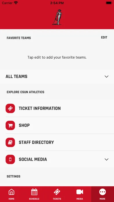 CSUN Athletics سکرین شاٹس