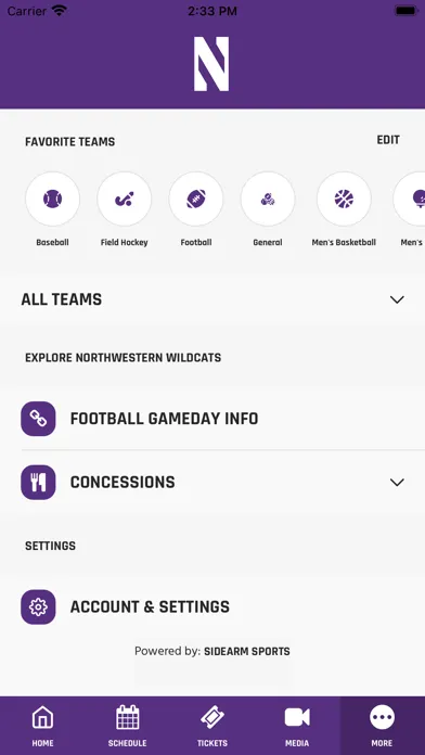 Northwestern Wildcats应用截图