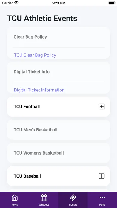 Riff Ram - TCU Horned Frogs স্ক্রিনশট