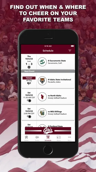 Montana Grizzlies স্ক্রিনশট