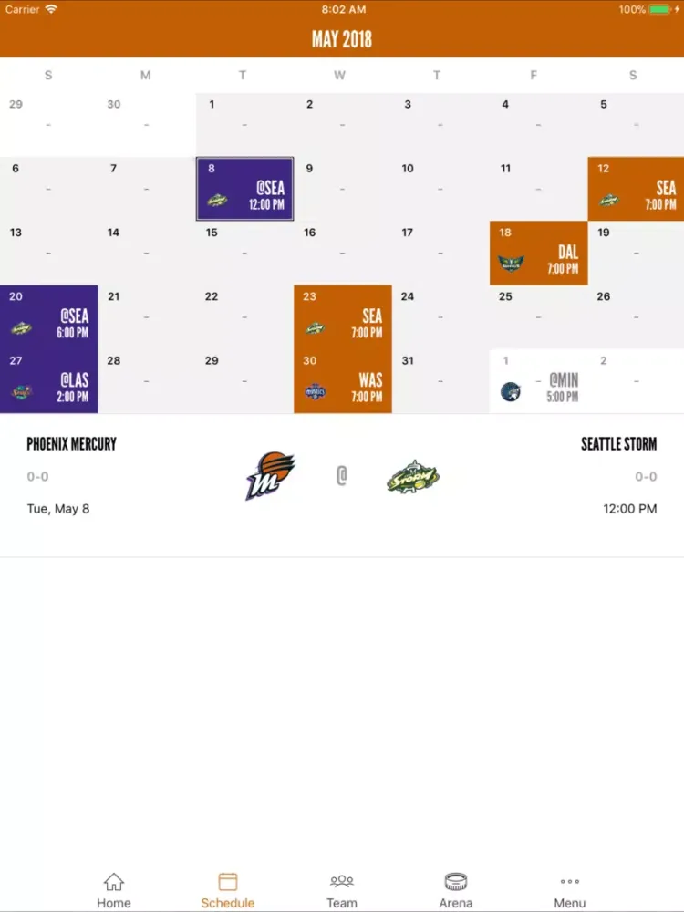 Capturas de tela do Phoenix Mercury iPad 