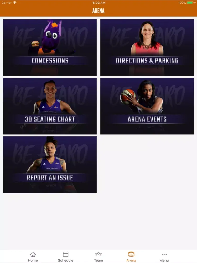 Capturas de tela do Phoenix Mercury iPad 