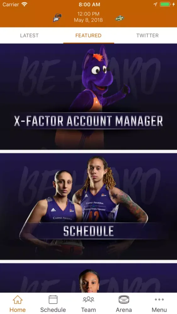 Capturas de tela do Phoenix Mercury