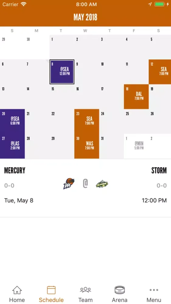 Capturas de tela do Phoenix Mercury