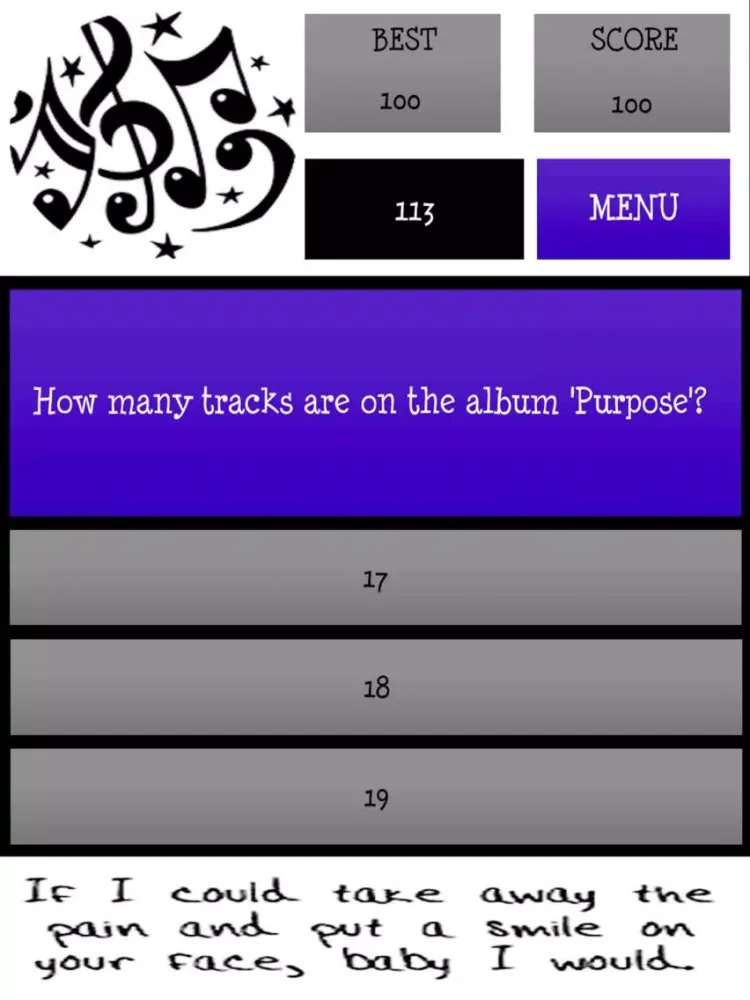 تصاویر Unofficial Justin Bieber Quiz iPad 