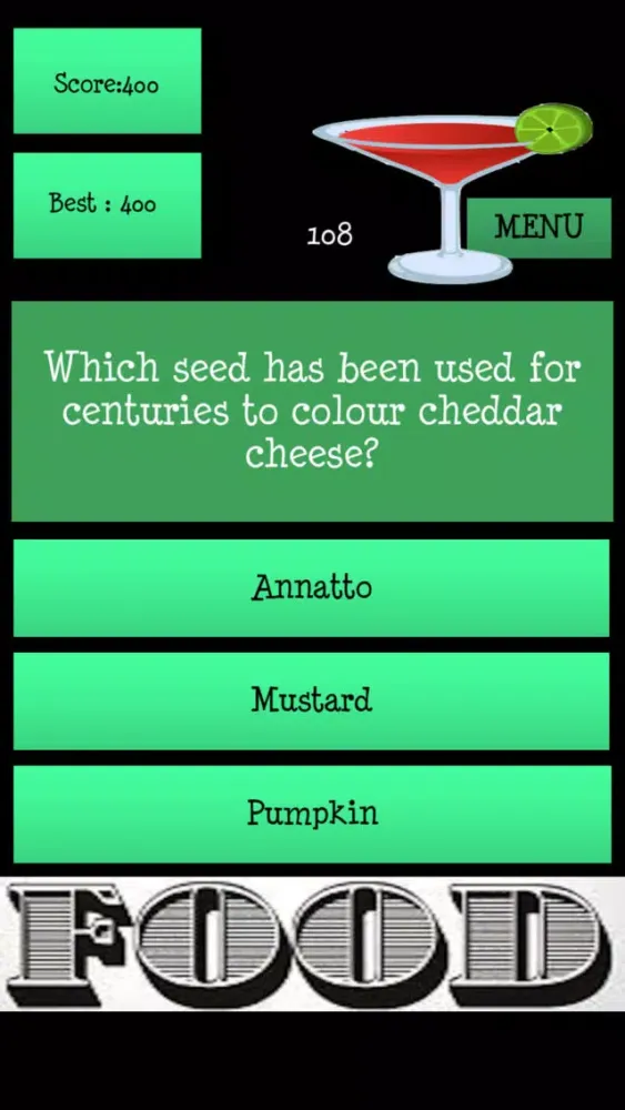 The Ultimate Food & Drink Quiz Ekran Görüntüleri