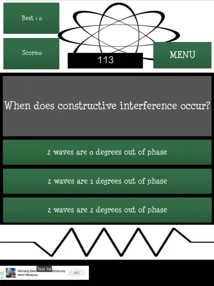 Capturas de tela do The Big Physics Quiz iPad 