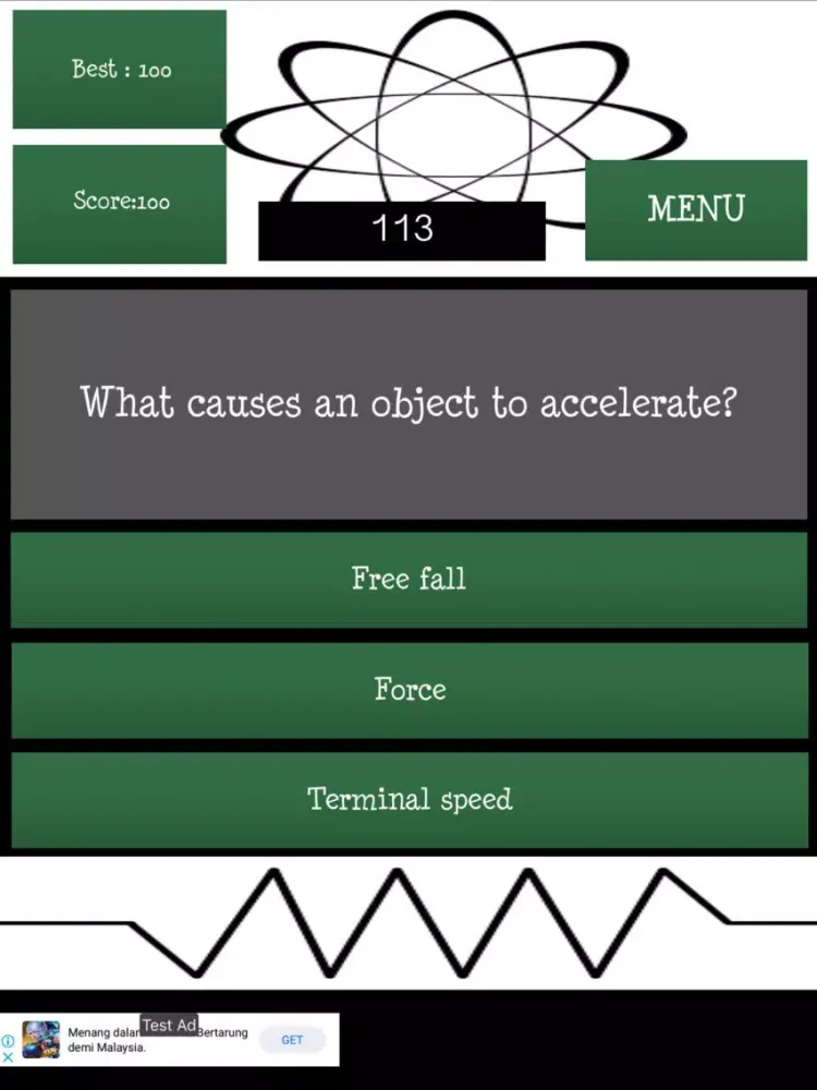 Capturas de tela do The Big Physics Quiz iPad 