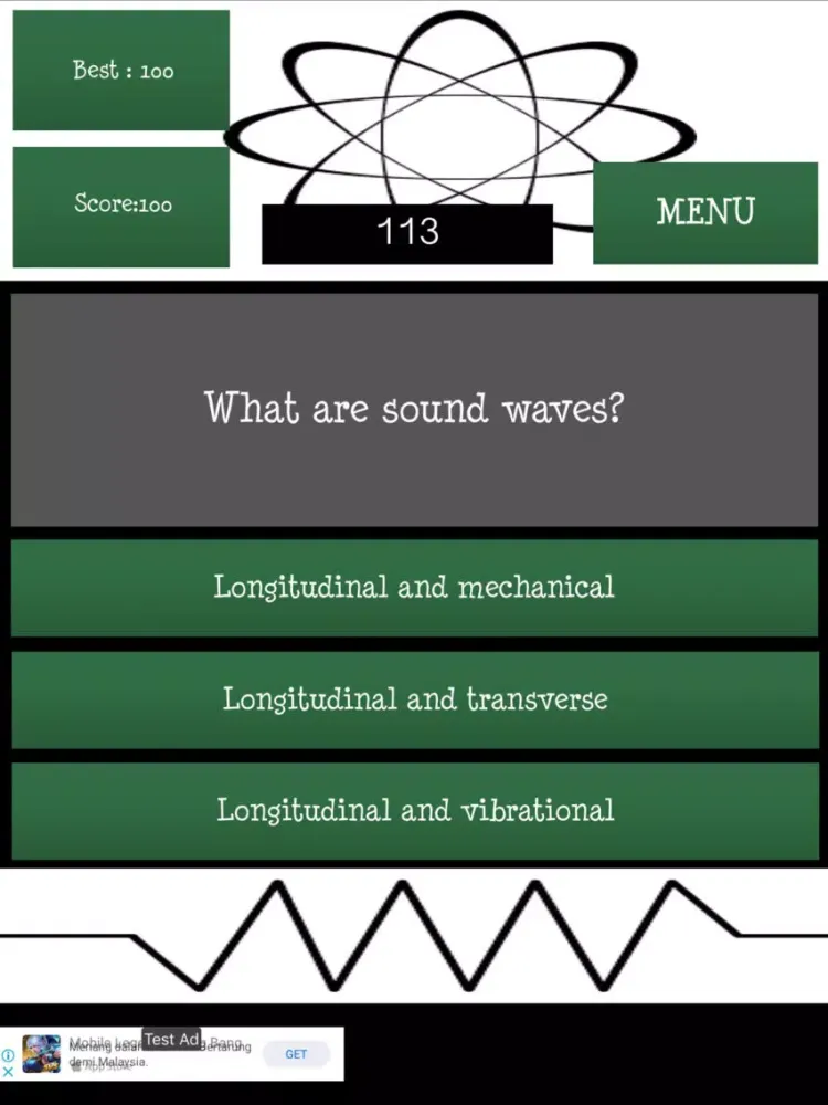 Capturas de tela do The Big Physics Quiz iPad 