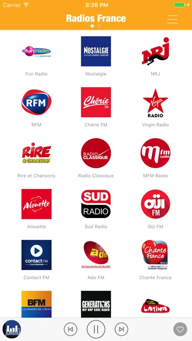 Скриншоты France Live FM - Listen radios