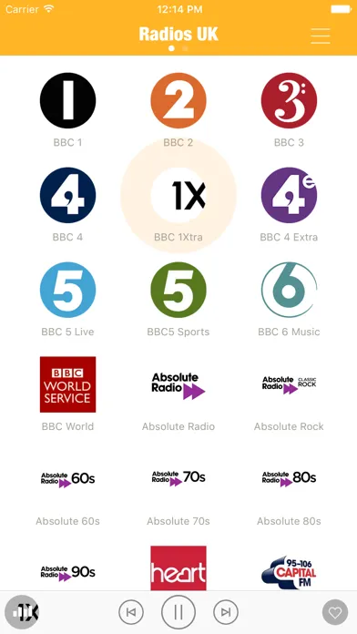 Скриншоты Radios UK FM (British Radio)