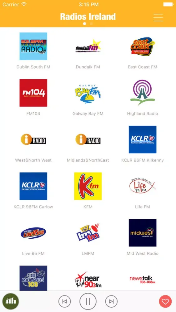 Скриншоты Radios Ireland FM Pro Irish AM