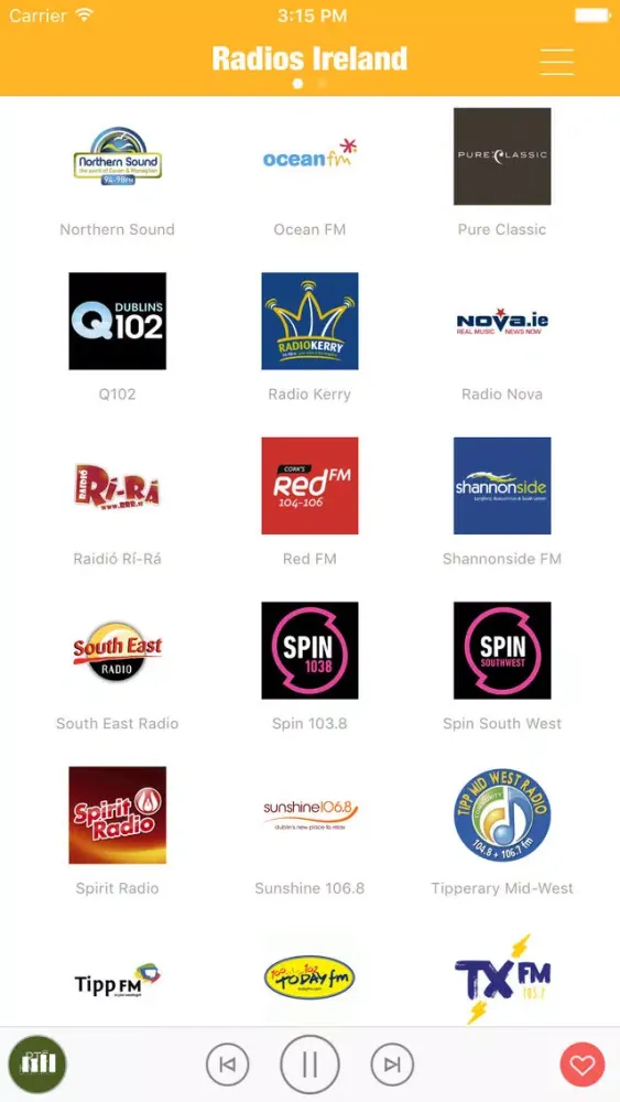 Скриншоты Radios Ireland FM Pro Irish AM