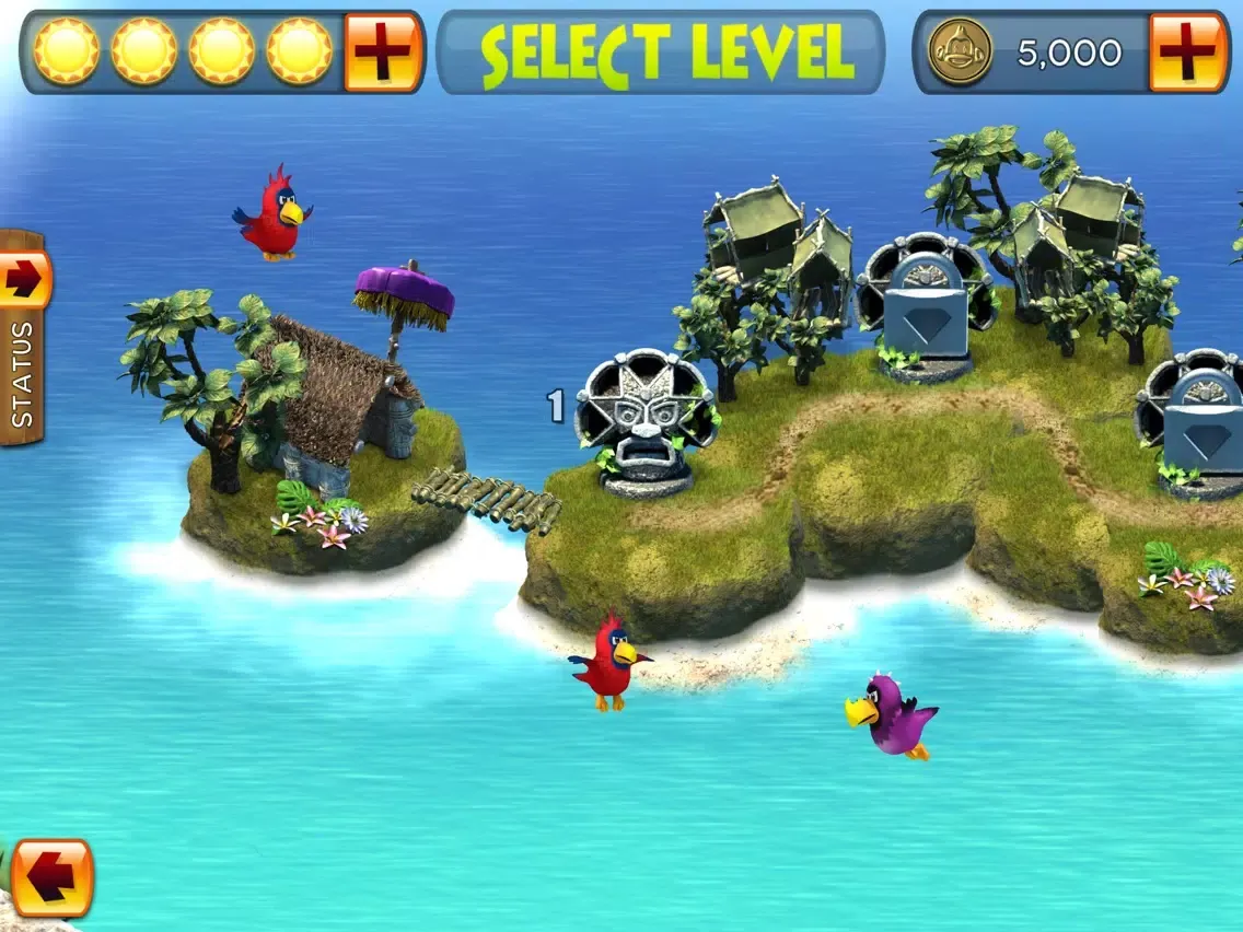 Tangkapan skrin Chimpact Run iPad 