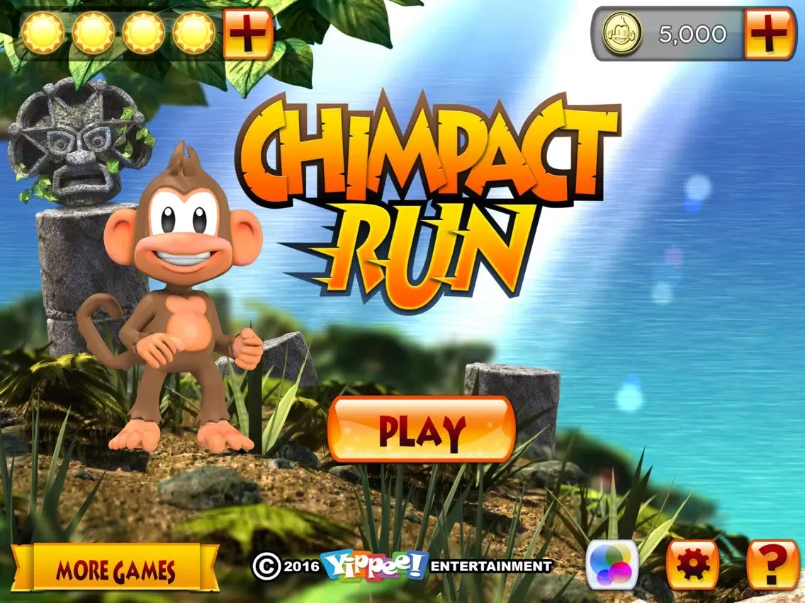 Tangkapan skrin Chimpact Run iPad 