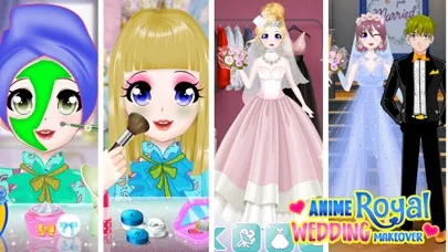 Tangkapan skrin Anime Royal Wedding Makeover