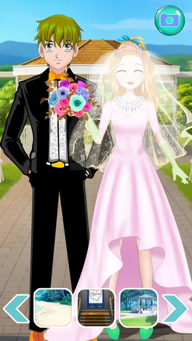 Tangkapan skrin Anime Royal Wedding Makeover