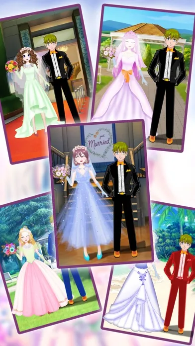 Tangkapan skrin Anime Royal Wedding Makeover