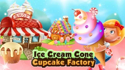 Ice Cream Cone Cupcake Factory应用截图