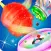 Rainbow Glowing Cotton Candy