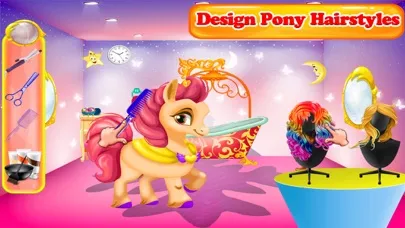 Ảnh chụp màn hình của Rainbow Pony Horse Makeover