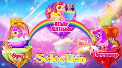 Ảnh chụp màn hình của Rainbow Pony Horse Makeover