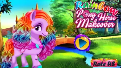 Ảnh chụp màn hình của Rainbow Pony Horse Makeover