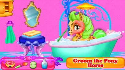 Ảnh chụp màn hình của Rainbow Pony Horse Makeover
