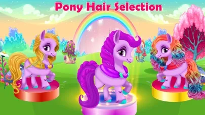 Ảnh chụp màn hình của Rainbow Pony Horse Makeover
