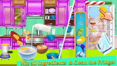 ภาพหน้าจอของ Swiss Cake Roll Cooking