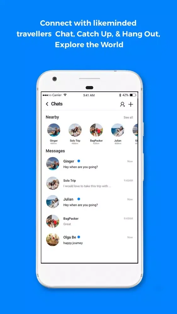 Capturas de pantalla de Yippee - Social Travel App