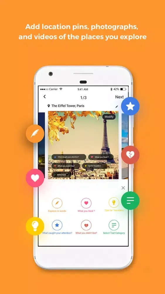 Capturas de pantalla de Yippee - Social Travel App