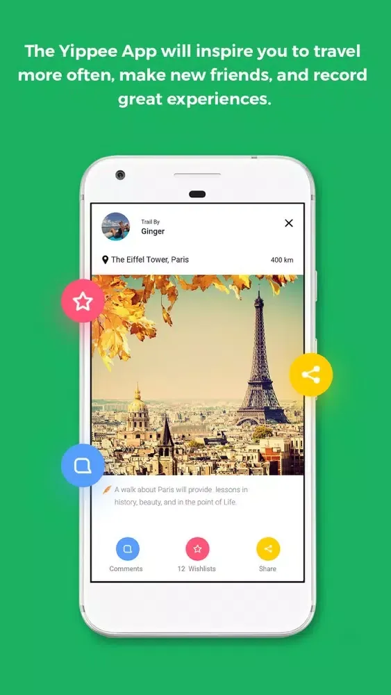 Capturas de pantalla de Yippee - Social Travel App