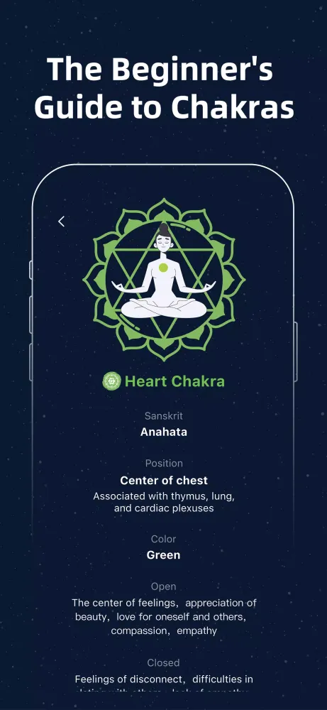 Capturas de pantalla de Chakra Meditation：Reiki Mantra