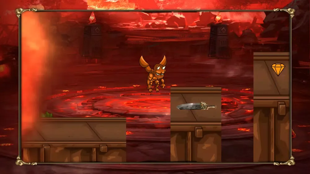 Capturas de tela do Demon Castle Adventure