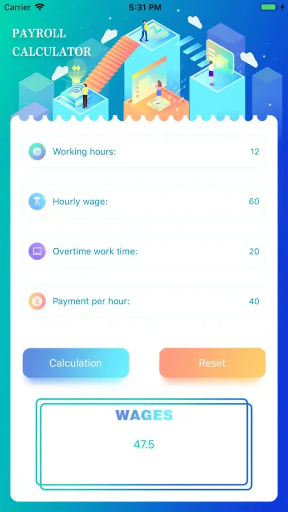 Salary Calculate 스크린샷