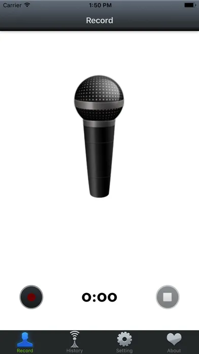 Ảnh chụp màn hình của Voice Memo Wifi Sharing Lite