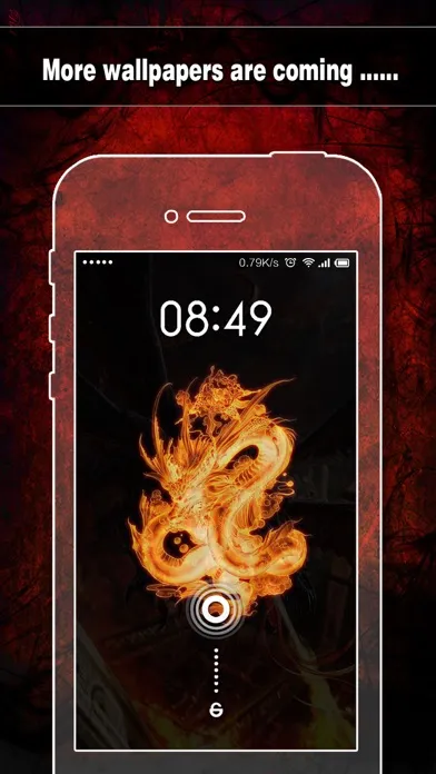 ภาพหน้าจอของ Dragon Wallpapers, Backgrounds & Themes - Home Screen Maker with Cool HD Dragon Pics for iOS 8 & iPhone 6