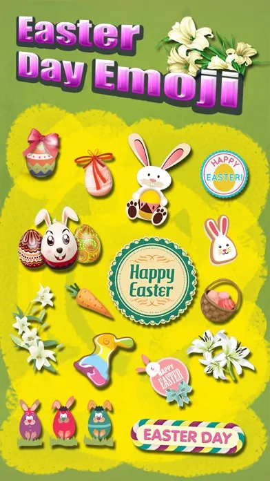 Happy Easter Emoji.s - Holiday Emoticon Sticker for Message & Greeting স্ক্রিনশট