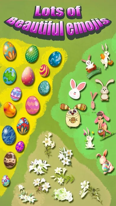 Happy Easter Emoji.s - Holiday Emoticon Sticker for Message & Greeting স্ক্রিনশট