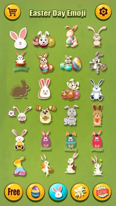 Happy Easter Emoji.s - Holiday Emoticon Sticker for Message & Greeting স্ক্রিনশট