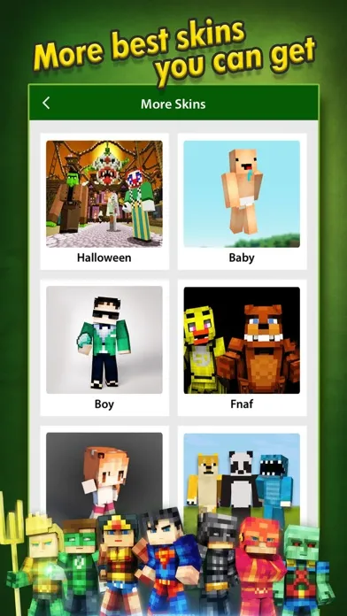 Скриншоты SuperHero Skins Creator - Minecraft Pocket Edition