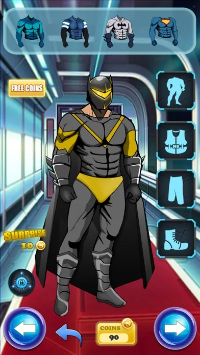 صور Create Your Own Man SuperHero - Comics Book Character Dress Up Game for Kids & Boys