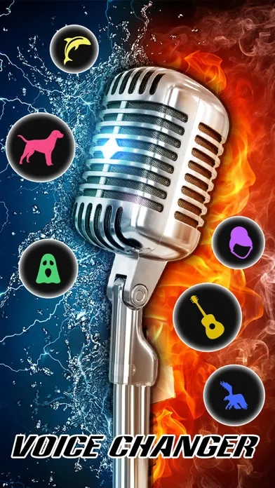 Ảnh chụp màn hình của Voice Changer FREE - Sound Record.er & Audio Play.er with Fun.ny Effect.s