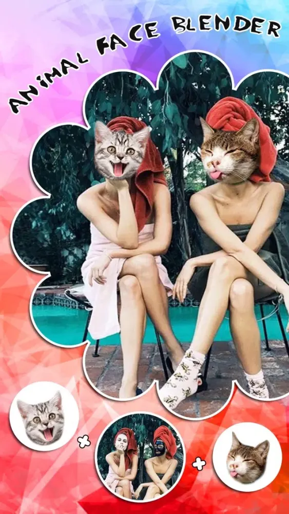 Animal Face Booth - Photo Sticker Blend.er to Morph and Change Yr Skin with Wild Animation Effect Screenshots